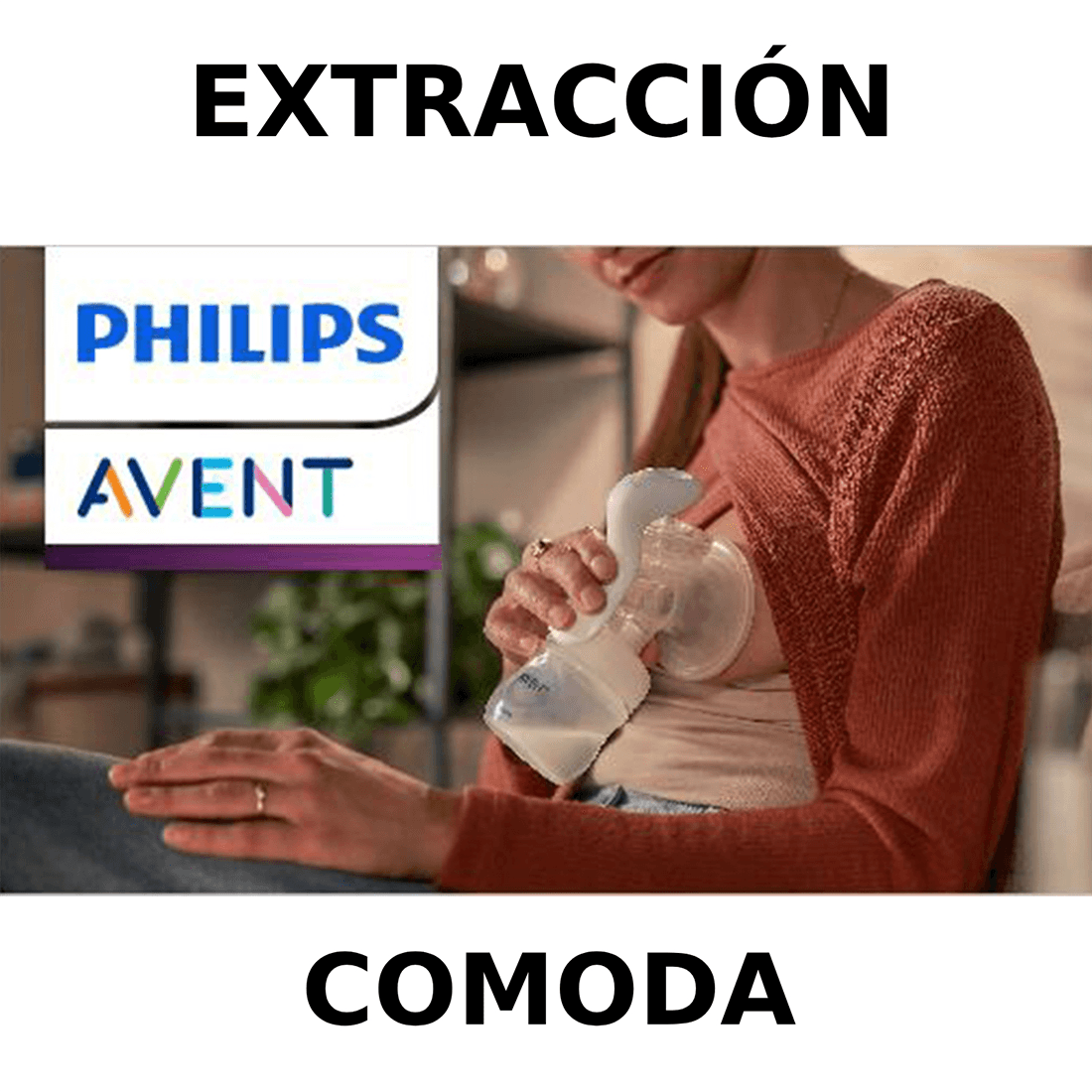 Extractor de Leche Manual con Vasos Recolectores Via - Avent
