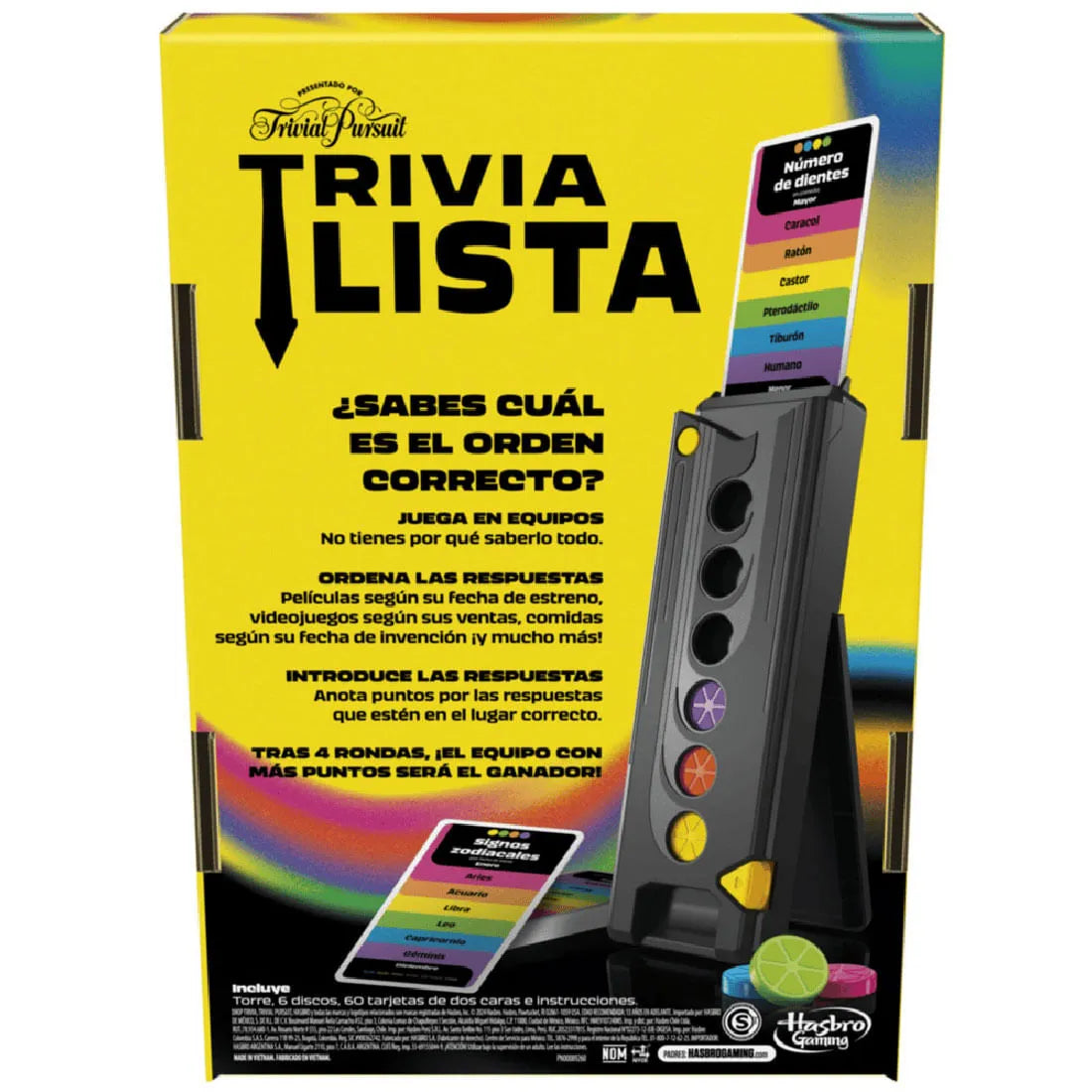 Juego de Mesa Trivialista - Hasbro Gaming