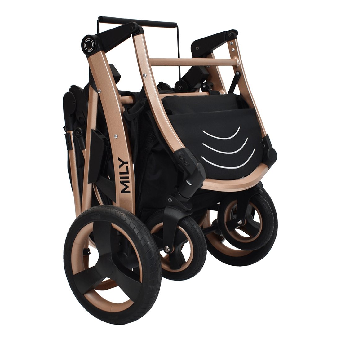 Coche Moisés para Bebé Compacto Mily Negro - Priori