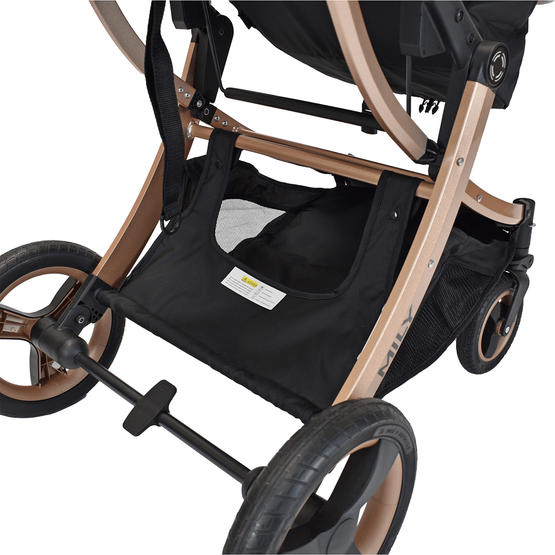 Coche Moisés para Bebé Compacto Mily Negro - Priori