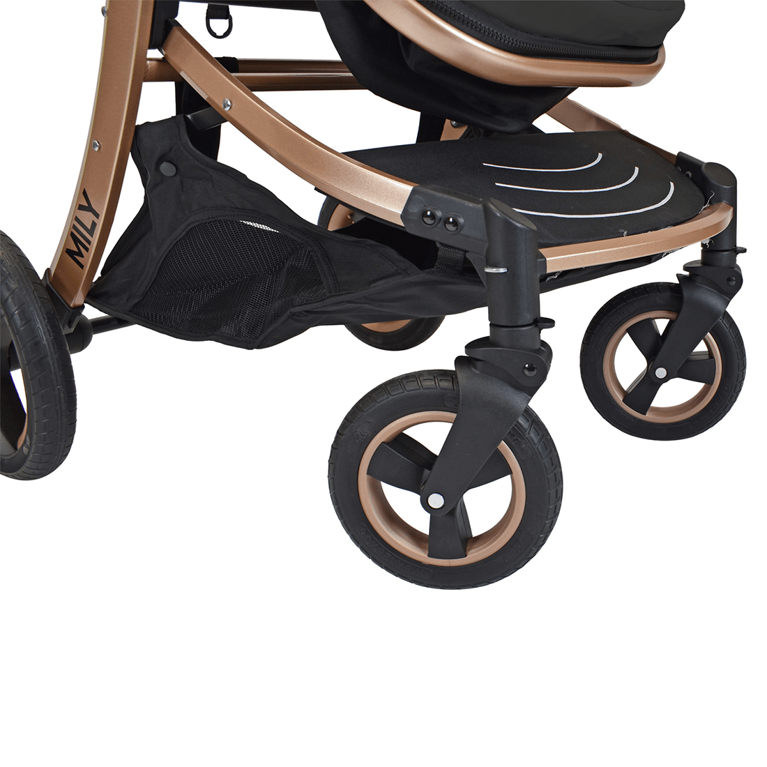 Coche Moisés para Bebé Compacto Mily Negro - Priori