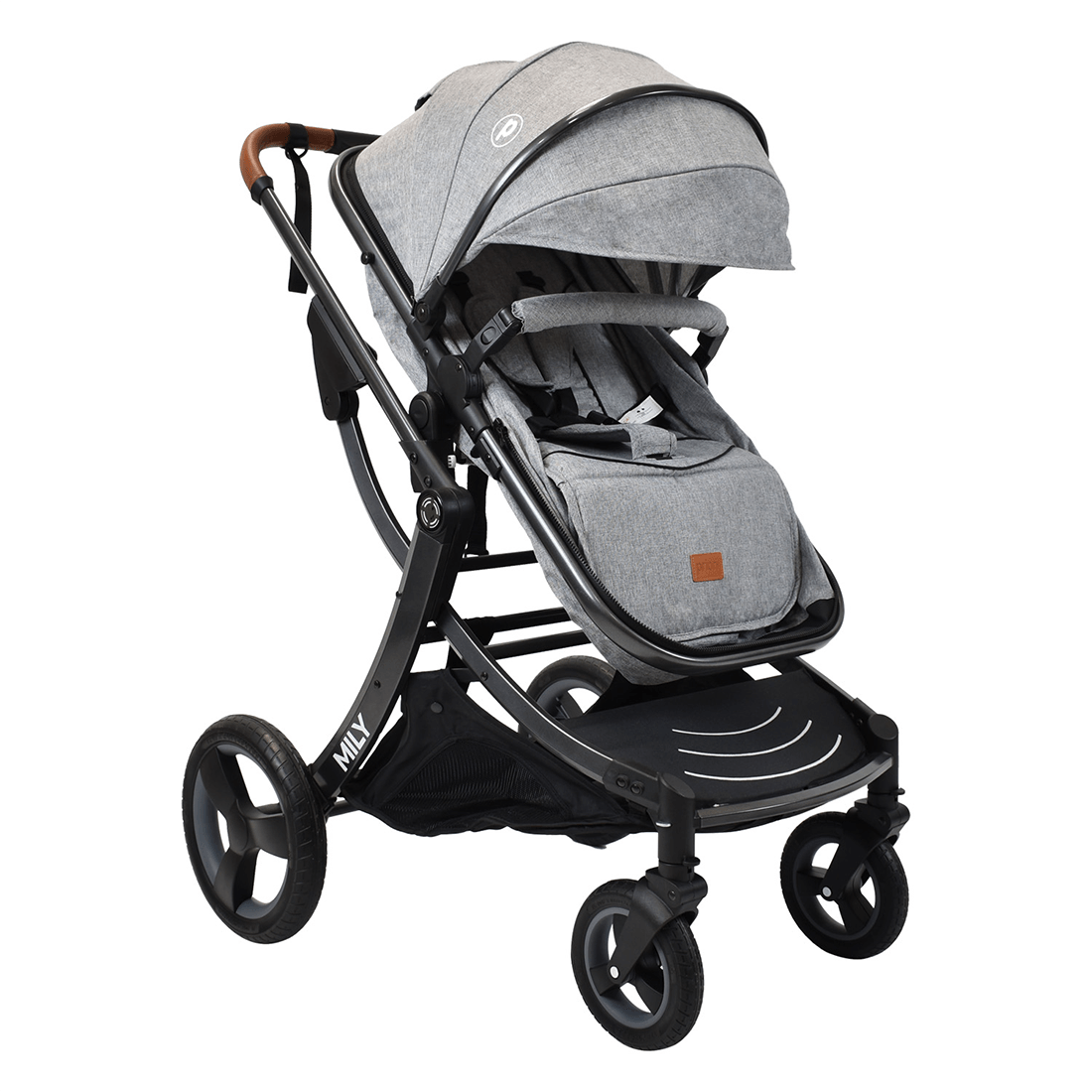 Coche Moisés para Bebé Compacto Mily Gris - Priori