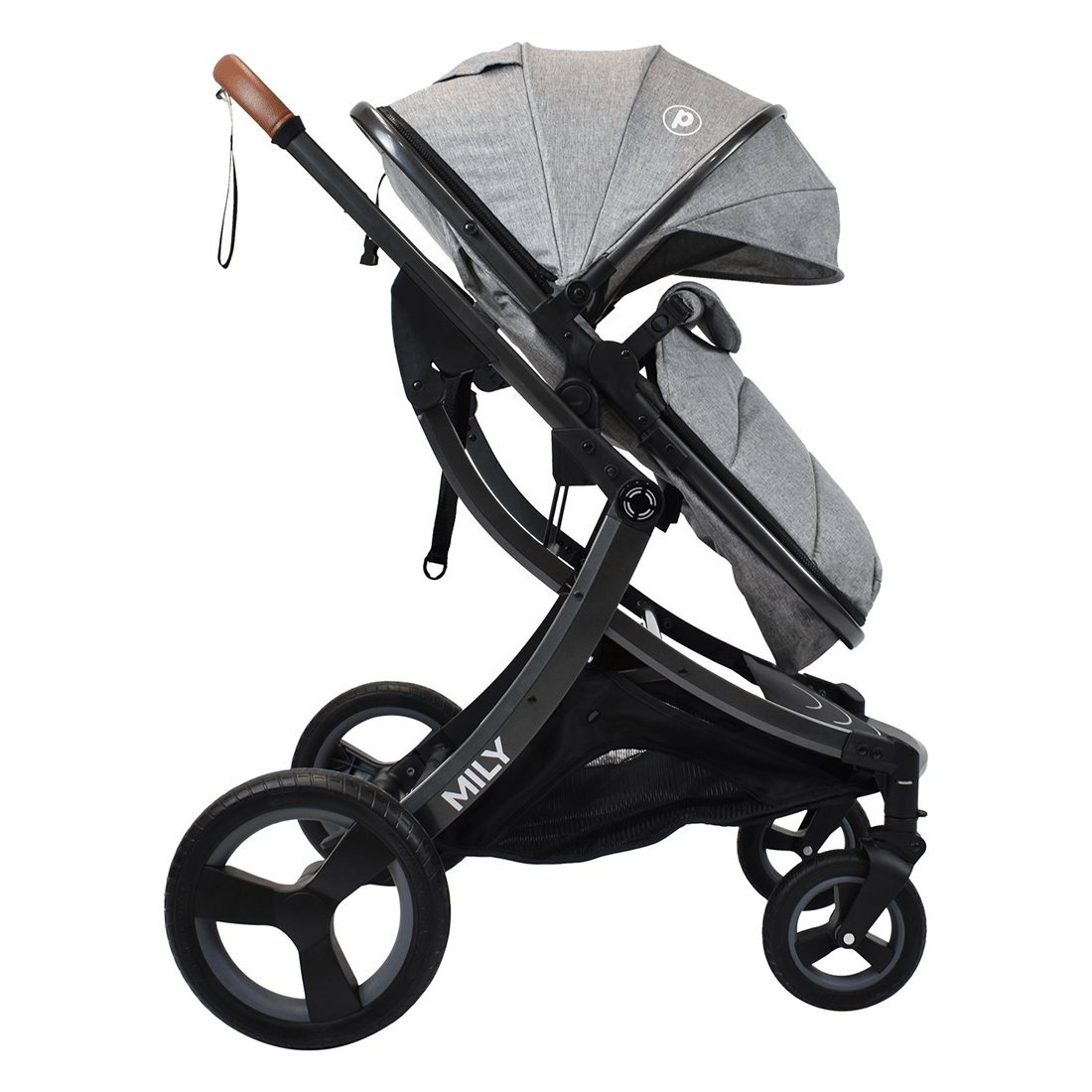 Coche Moisés para Bebé Compacto Mily Gris - Priori