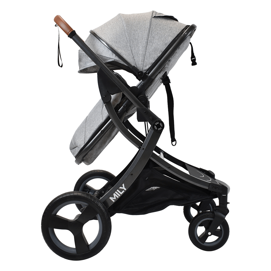 Coche Moisés para Bebé Compacto Mily Gris - Priori