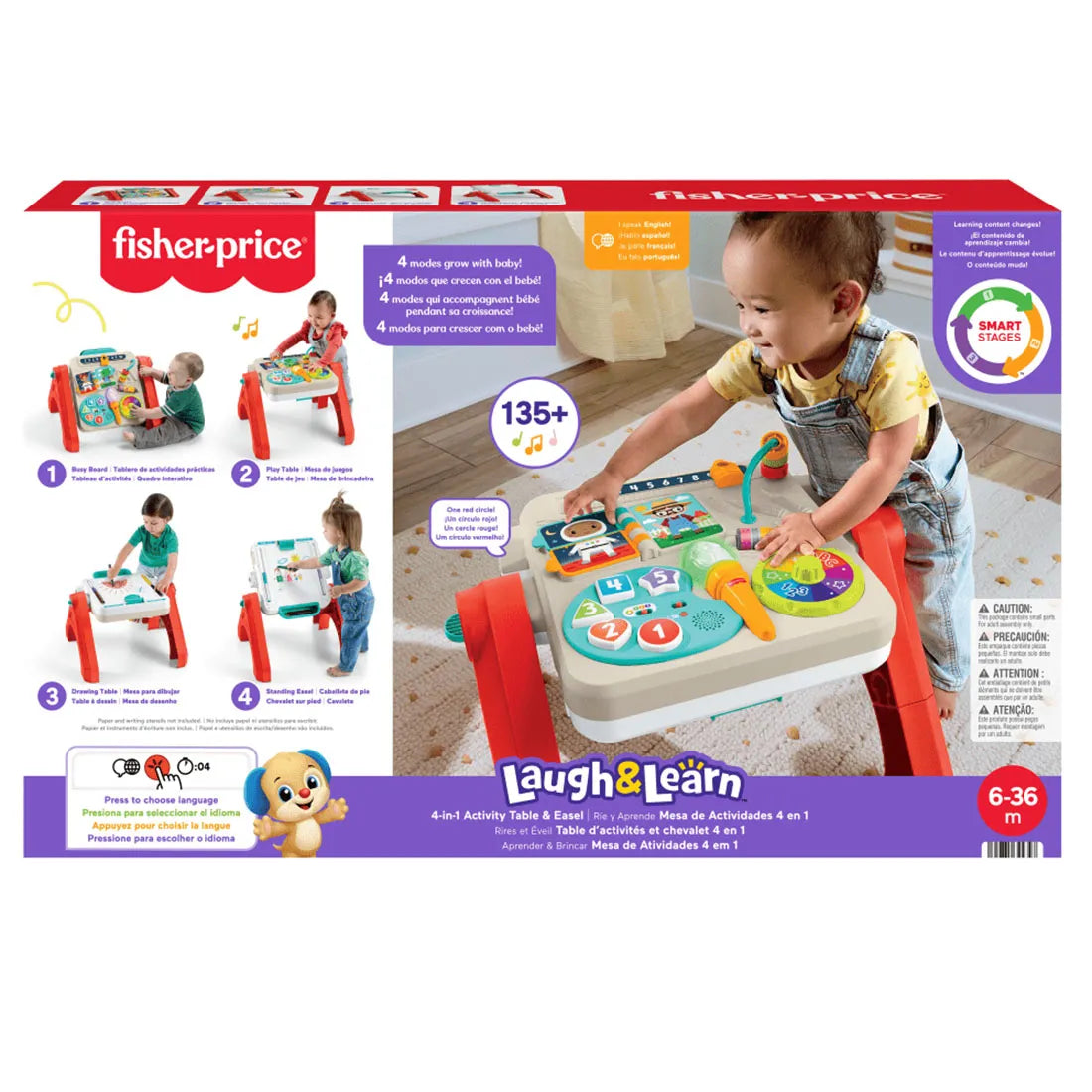 Juguete para Bebés Mesa de Actividades 4 en 1 - Fisher Price