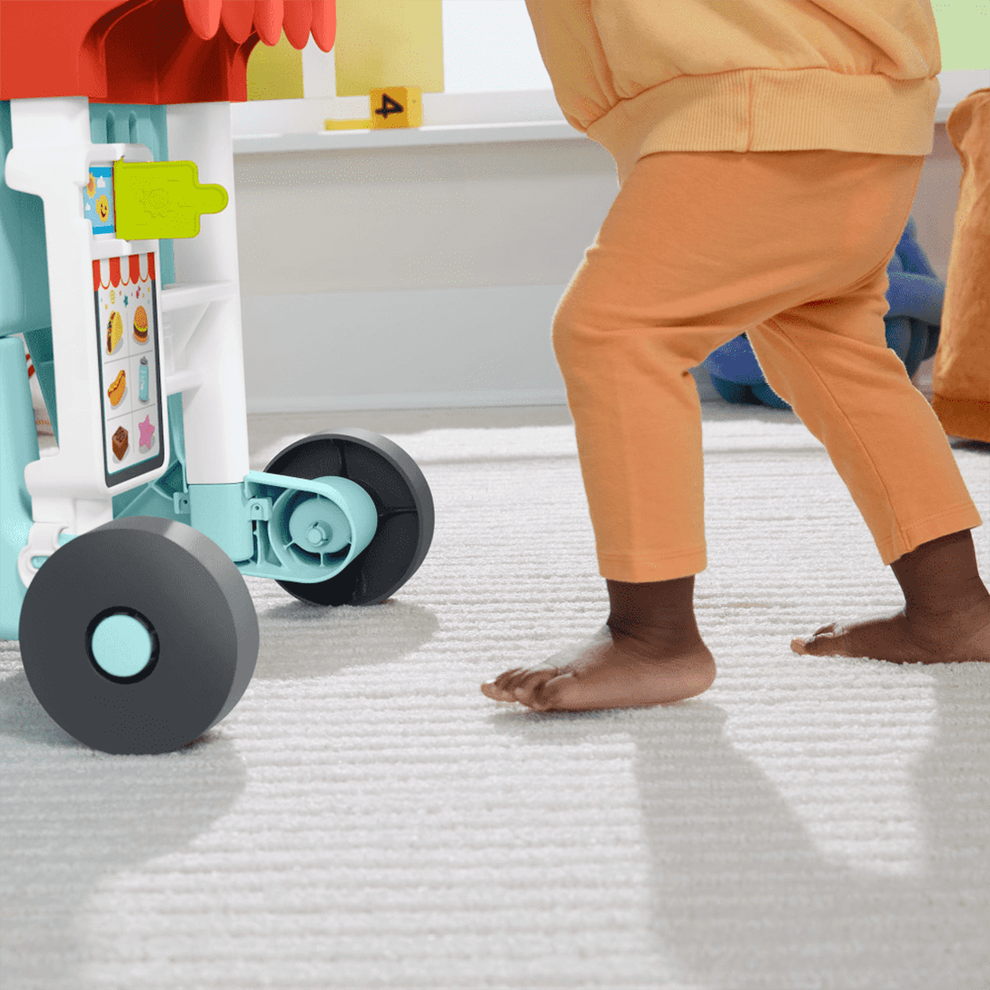 Andadera Aprende Conmigo Carro de Snacks 4 en 1 - Fisher Price