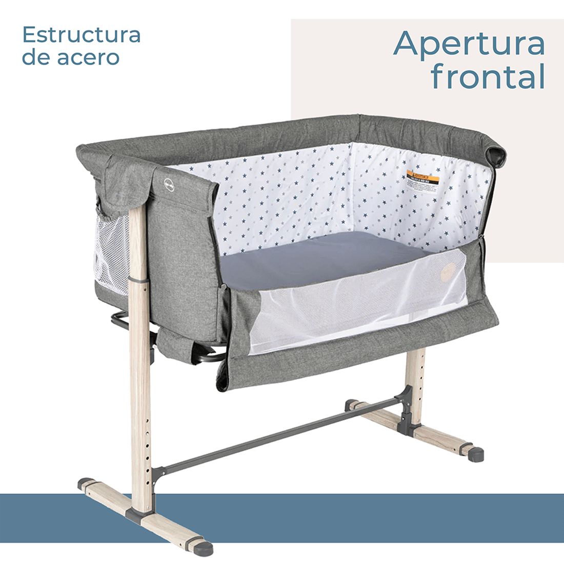 Corral Cuna Better Together Gris Oscuro - Infanti