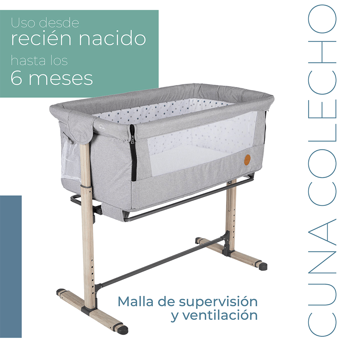Corral Cuna Better Together Gris Claro - Infanti