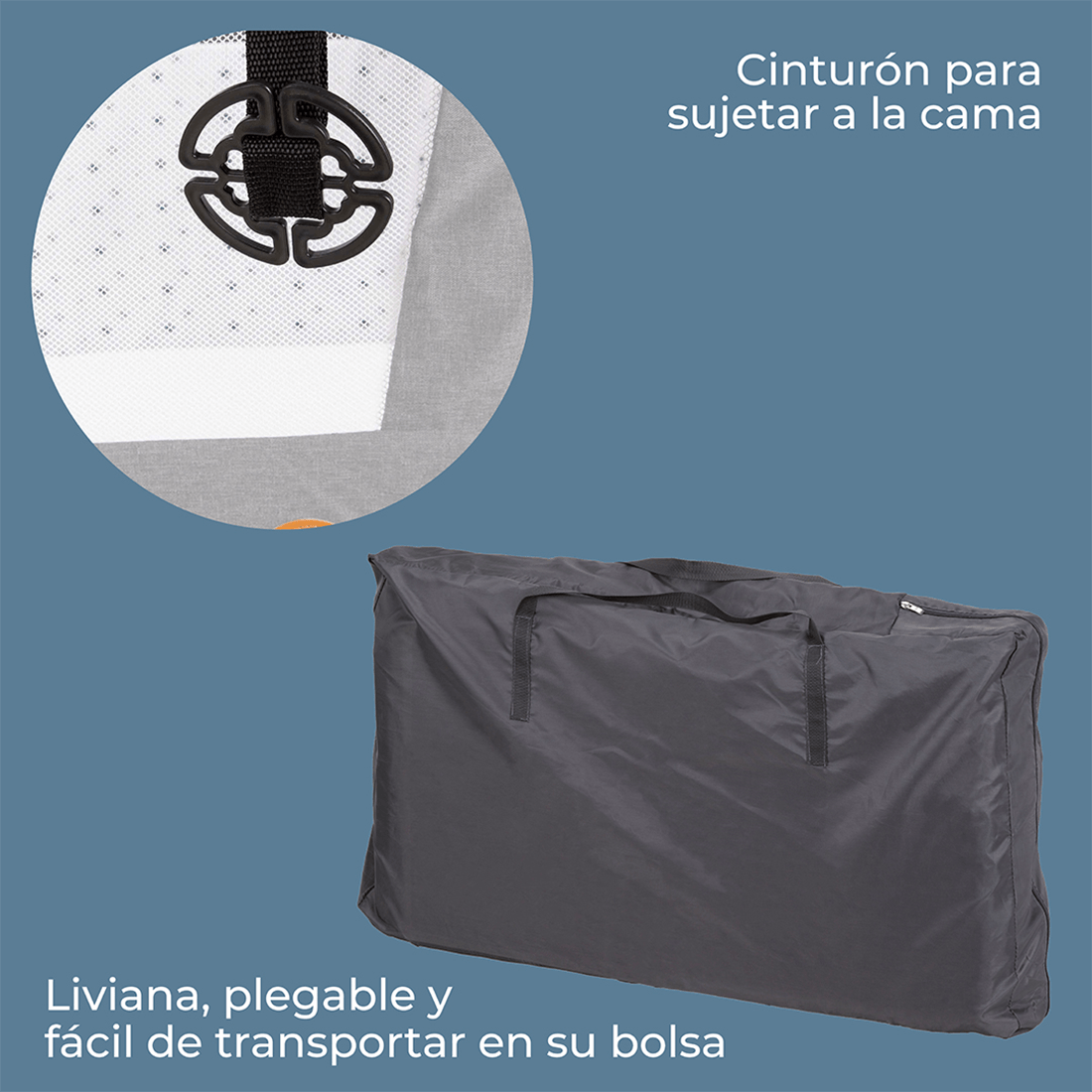 Corral Cuna Better Together Gris Claro - Infanti