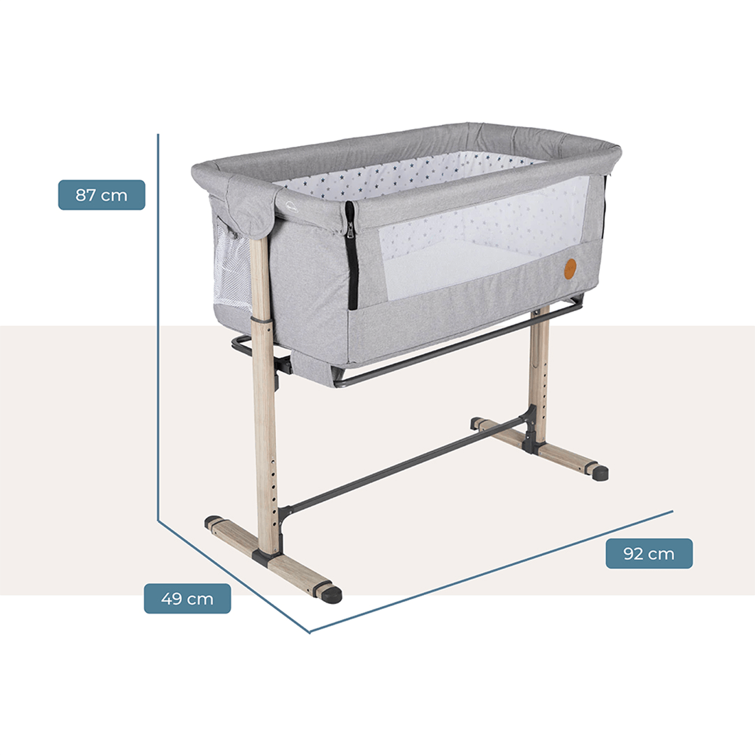 Corral Cuna Better Together Gris Claro - Infanti