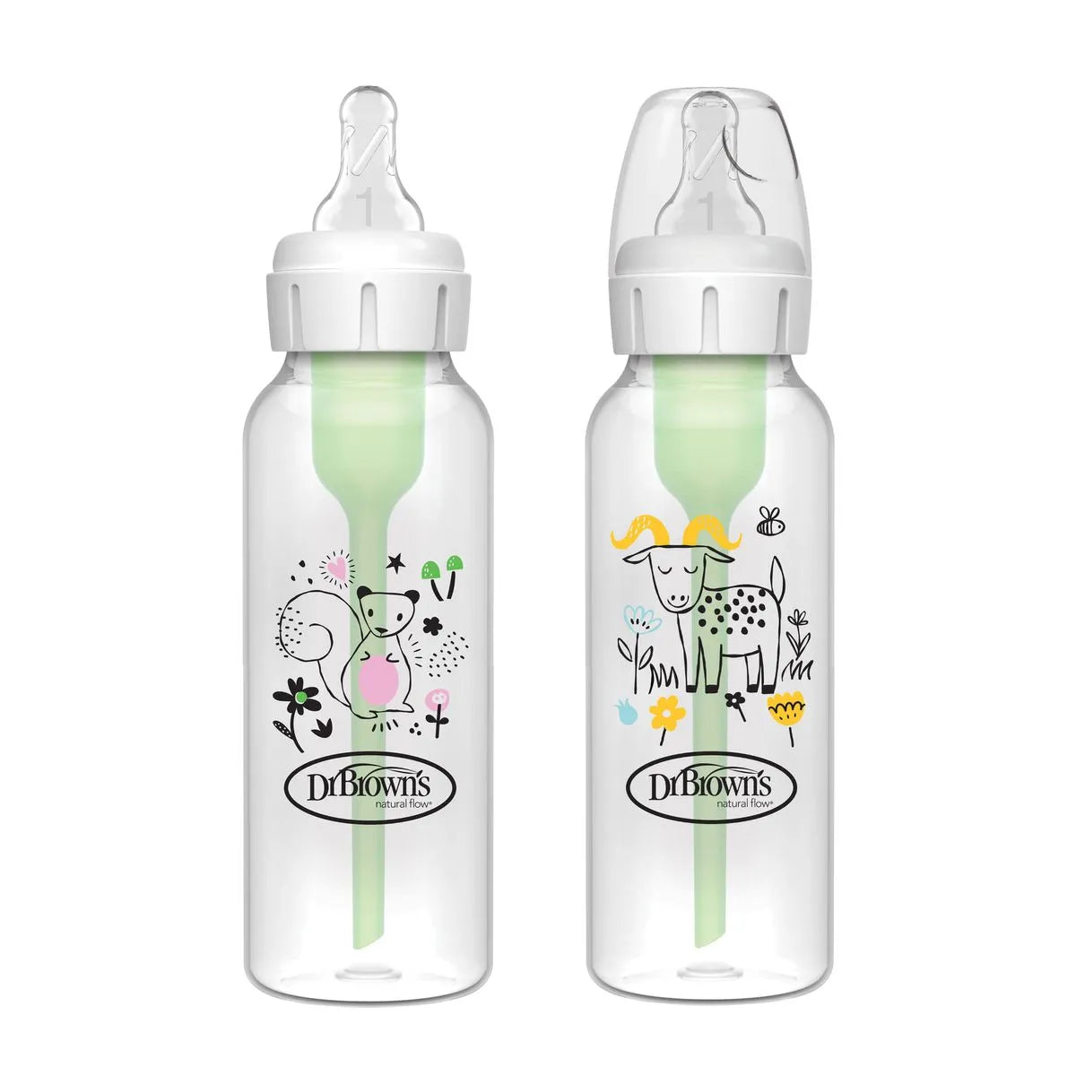 Set X2 Teteros Dr Browns Estandar 8oz Cabra Ardilla