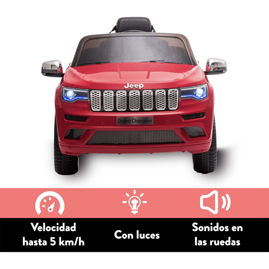 Vehículo Montable Grand Cherokee Rojo - Jeep