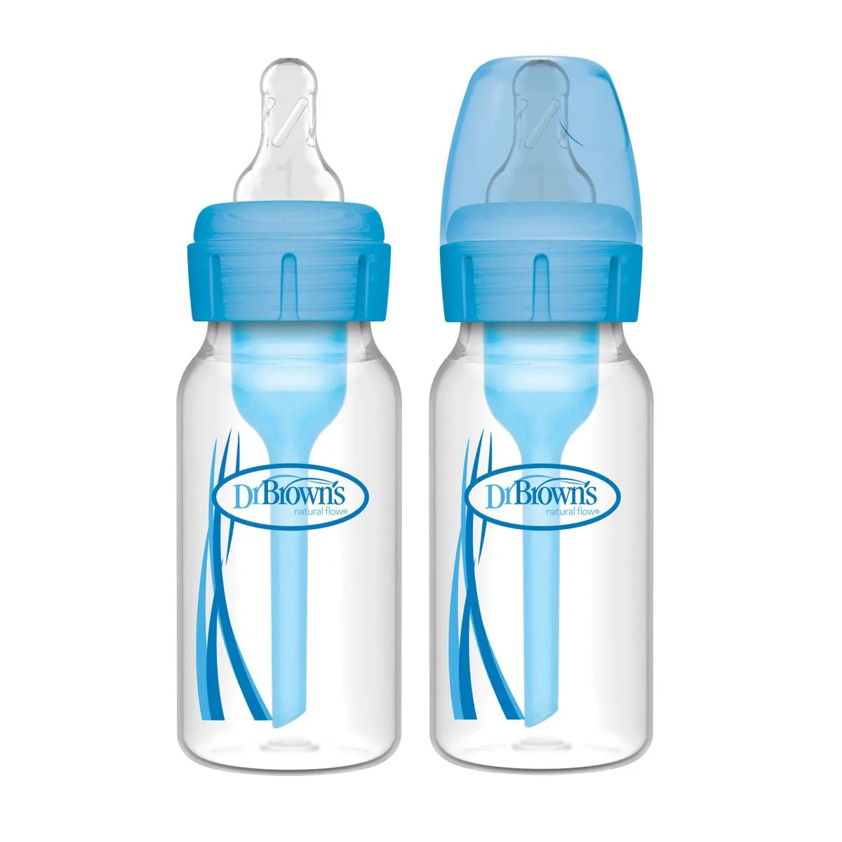 Set x 2 Teteros Estándar 4oz Options + Azul - Dr. Browns