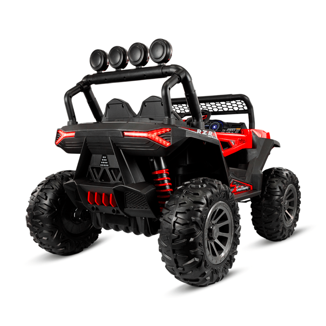 Carro Montable Eléctrico Todoterreno Atomic Rojo 12V - Prinsel