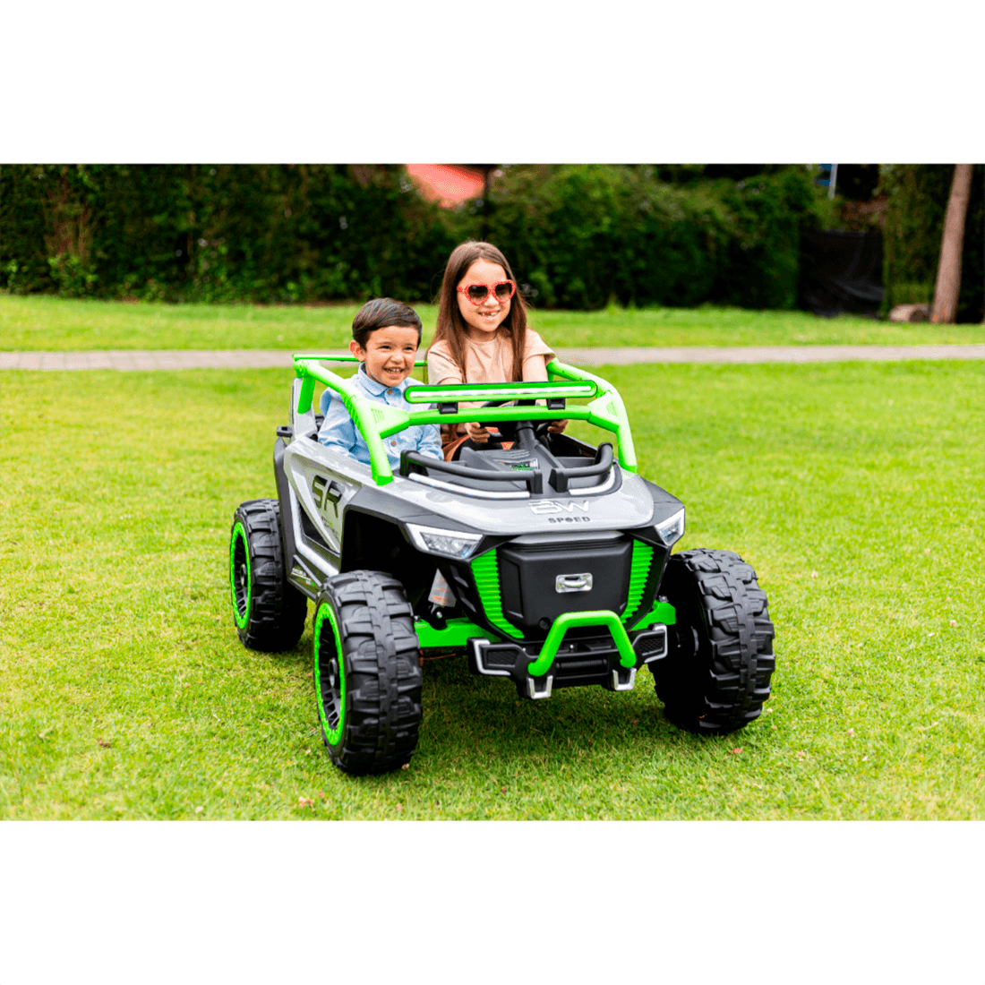 Carro Montable Eléctrico Todoterreno Starlight Verde 12V - Prinsel