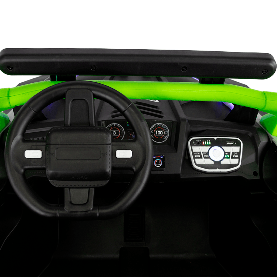 Carro Montable Eléctrico Todoterreno Starlight Verde 12V - Prinsel