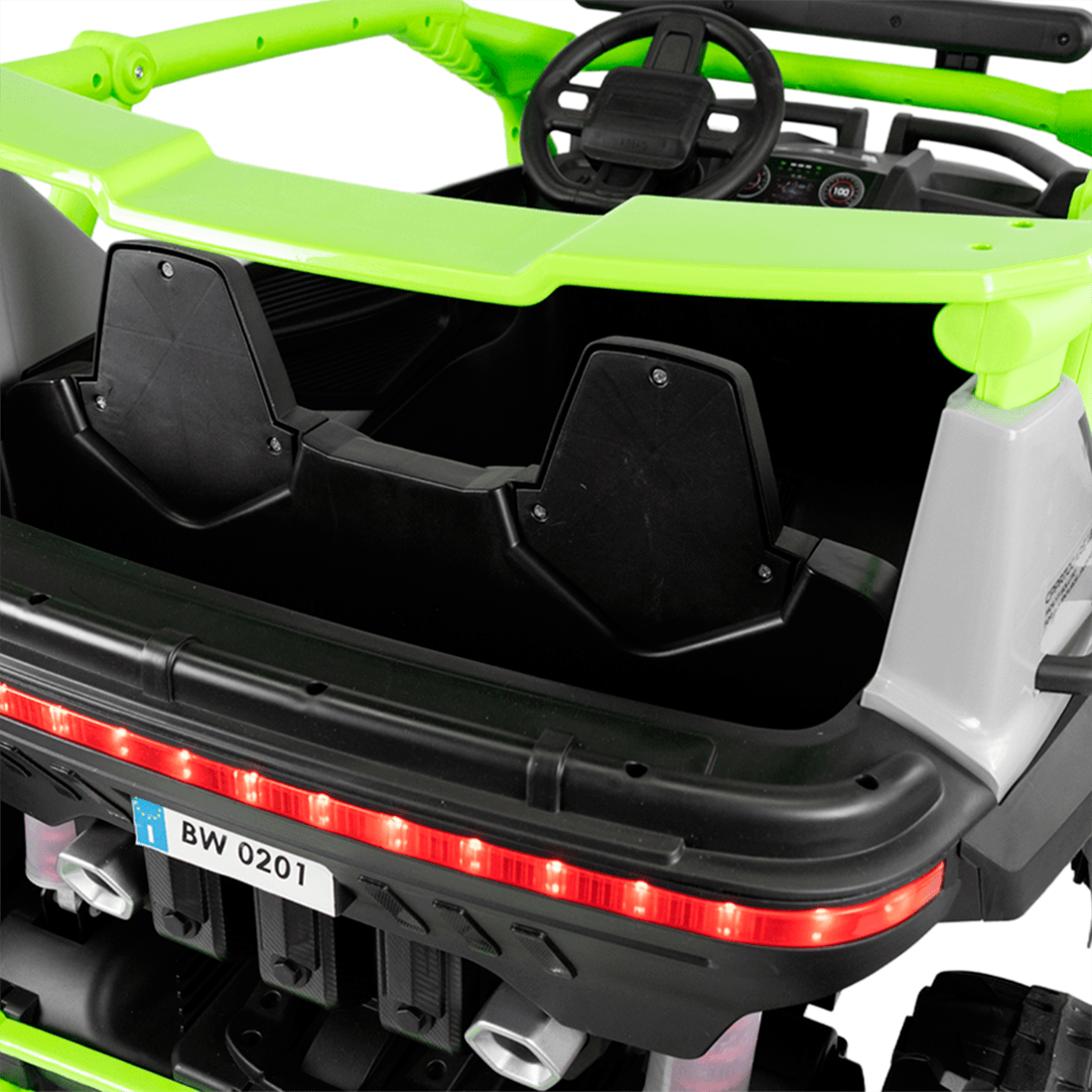 Carro Montable Eléctrico Todoterreno Starlight Verde 12V - Prinsel