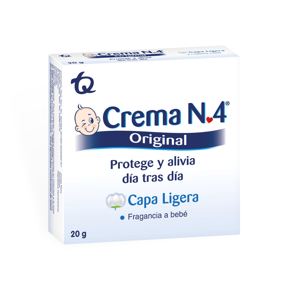Crema N°4 Antipañalitis Original 20 g