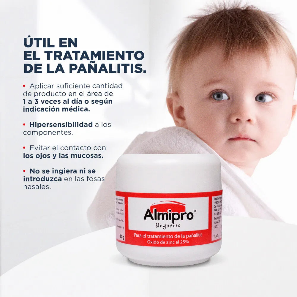 Crema antipañalitis almipro 30g