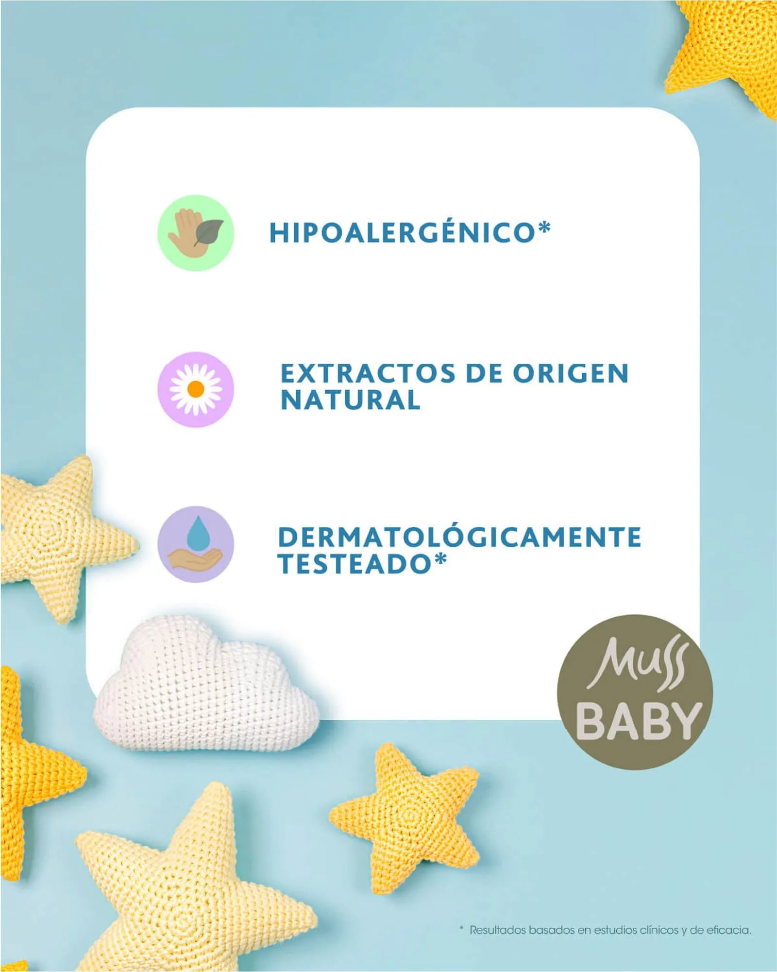 Shampoo Romero y Seda Muss Baby 750 mL