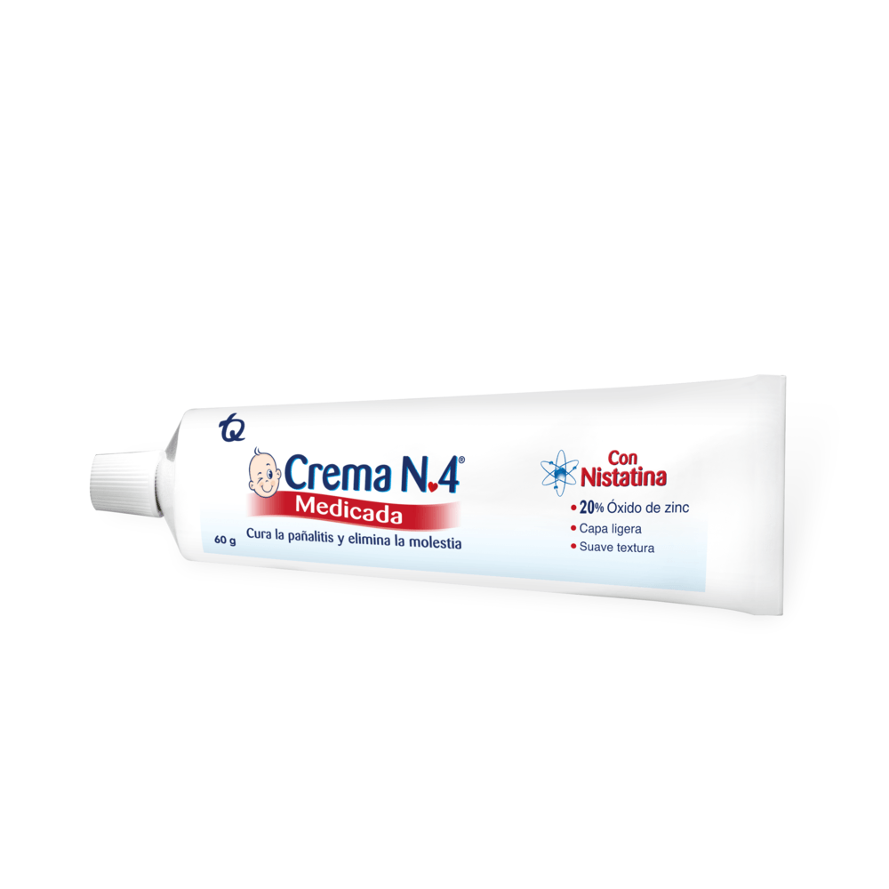 Crema N°4 Antipañalitis Medicada 60 g