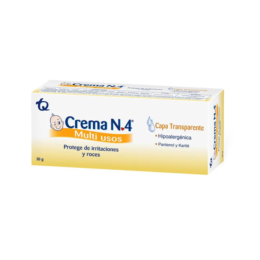 Crema N°4 Antipañalitis Multiusos tubo 30 g