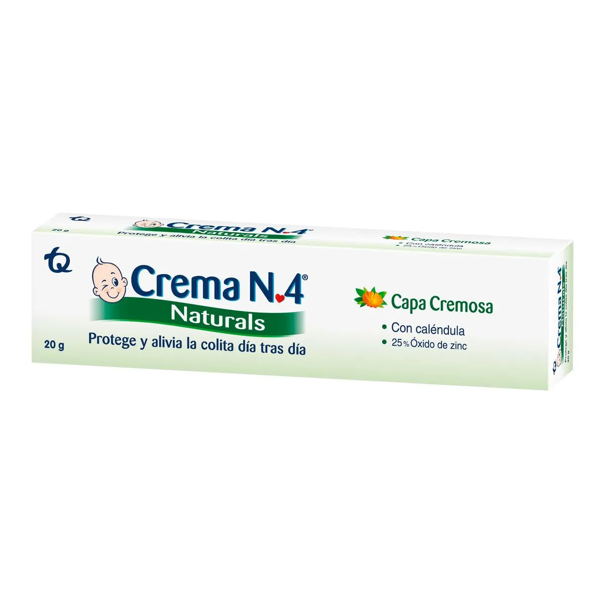 Crema N°4 Antipañalitis Natural tubo 20 g