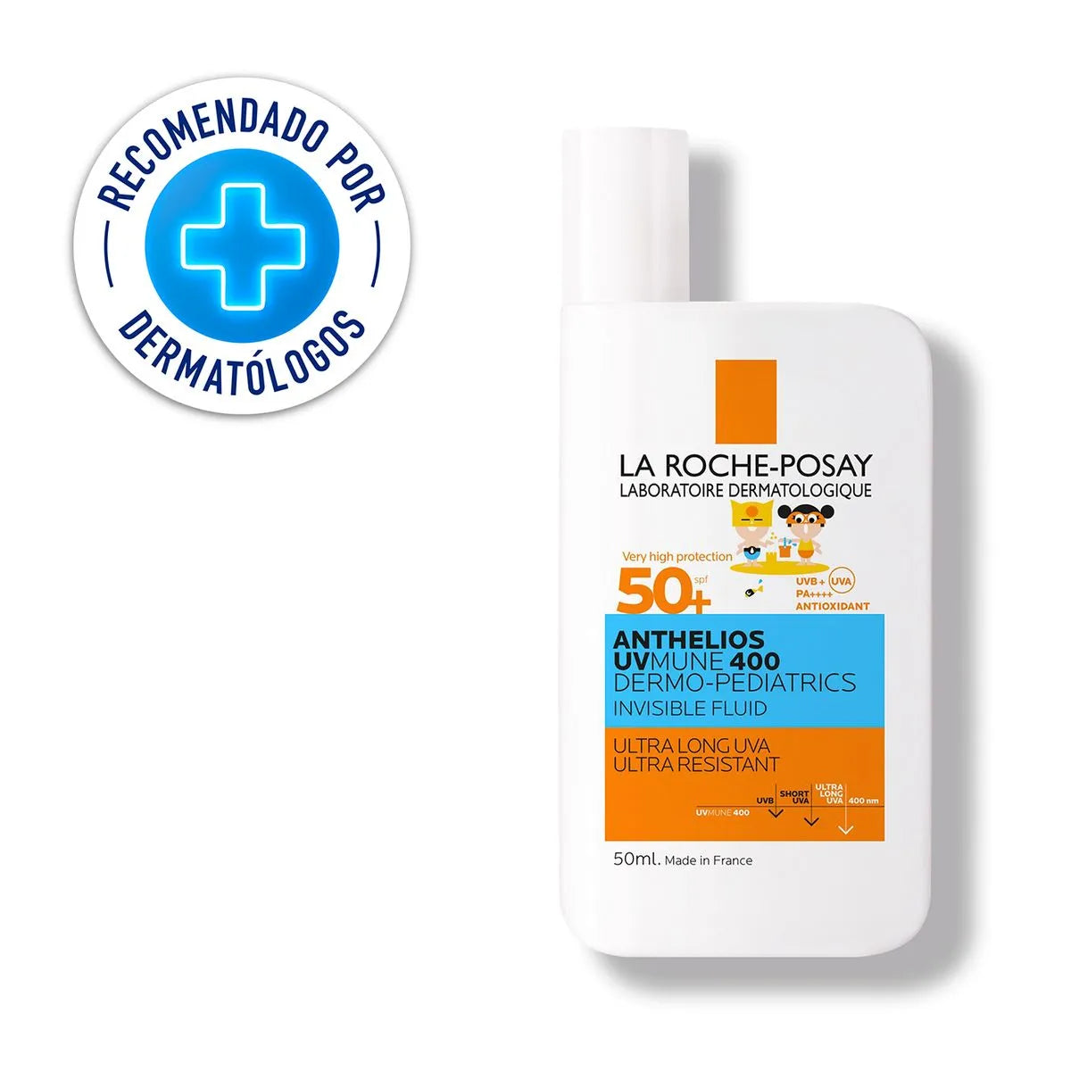 Anthelios UvMune 400 fluido dermopediátrico SPF 50+ 50 mL – La Roche-Posay