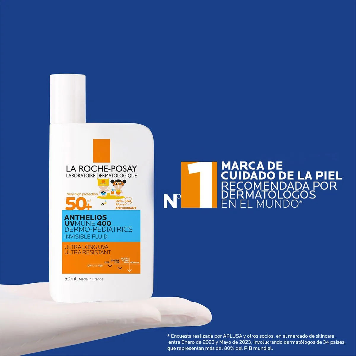 Anthelios UvMune 400 fluido dermopediátrico SPF 50+ 50 mL – La Roche-Posay