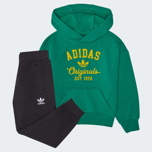 Conjunto adidas Long Sleeve Graphic Sweatshirt para Bebés y Niños Pequeños KL5613