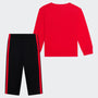 Conjunto adidas Long Sleeve Graphic Tee & Jogger para Bebés y Niños Pequeños KL7118