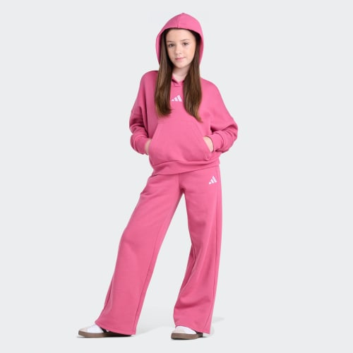 Conjunto adidas Minimal Logo Hooded Pullover & Pant para Niñas KL6986