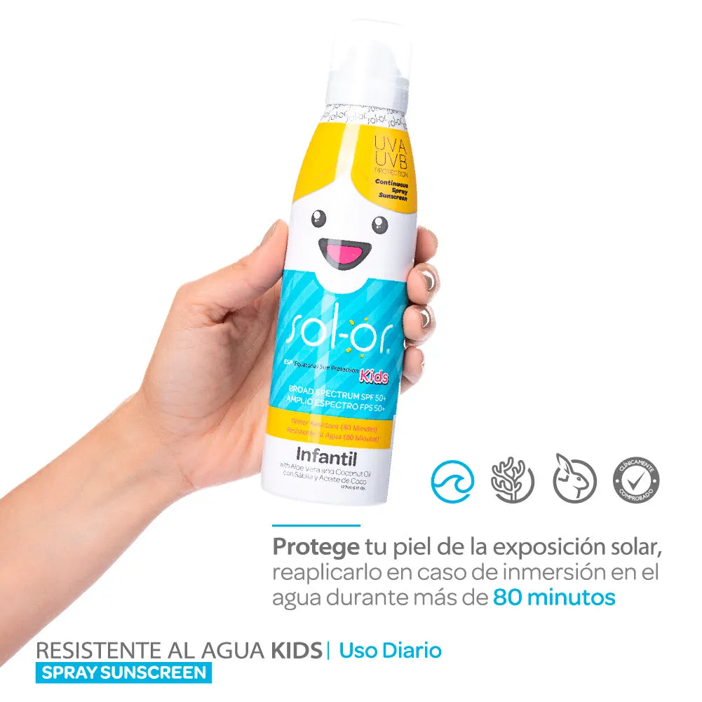 Kids Broad Spectrum SPF 50+ Continuous – Solor 177 mL