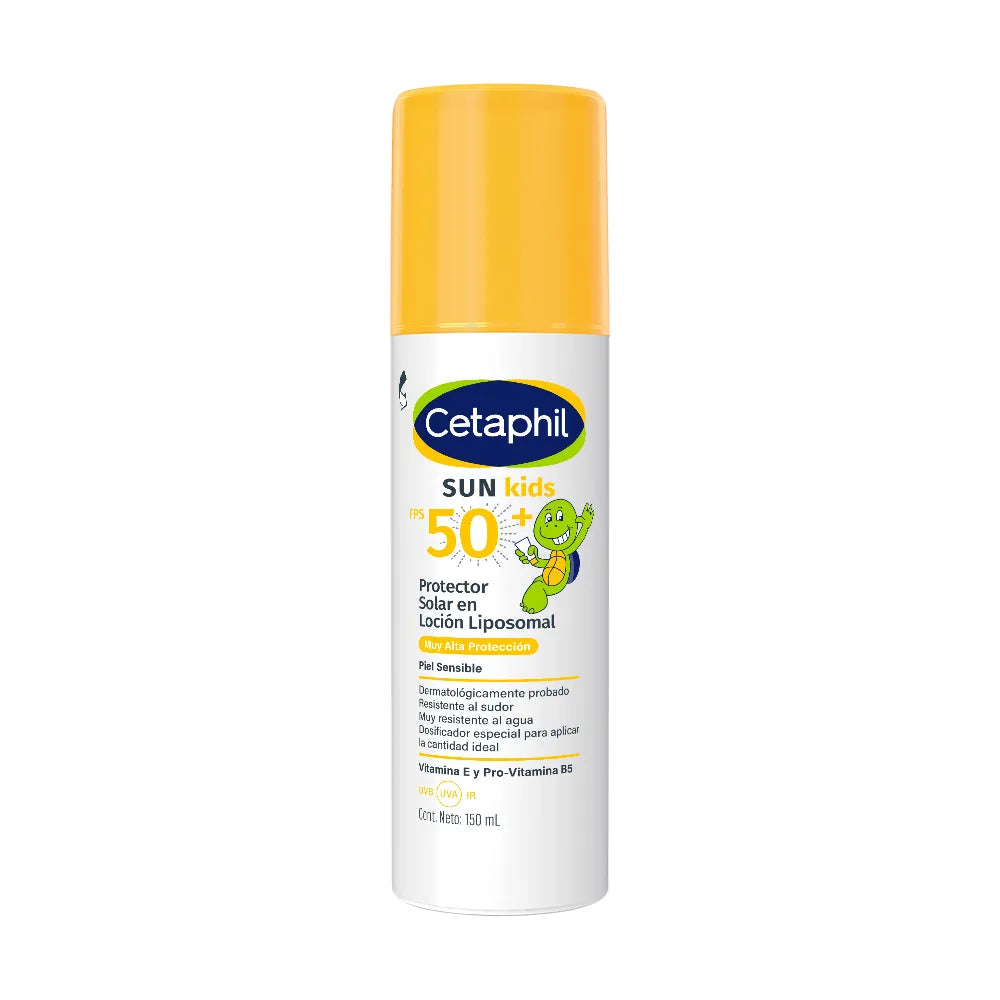 Protector solar Sun Kids FPS 50+ – Cetaphil 150 mL