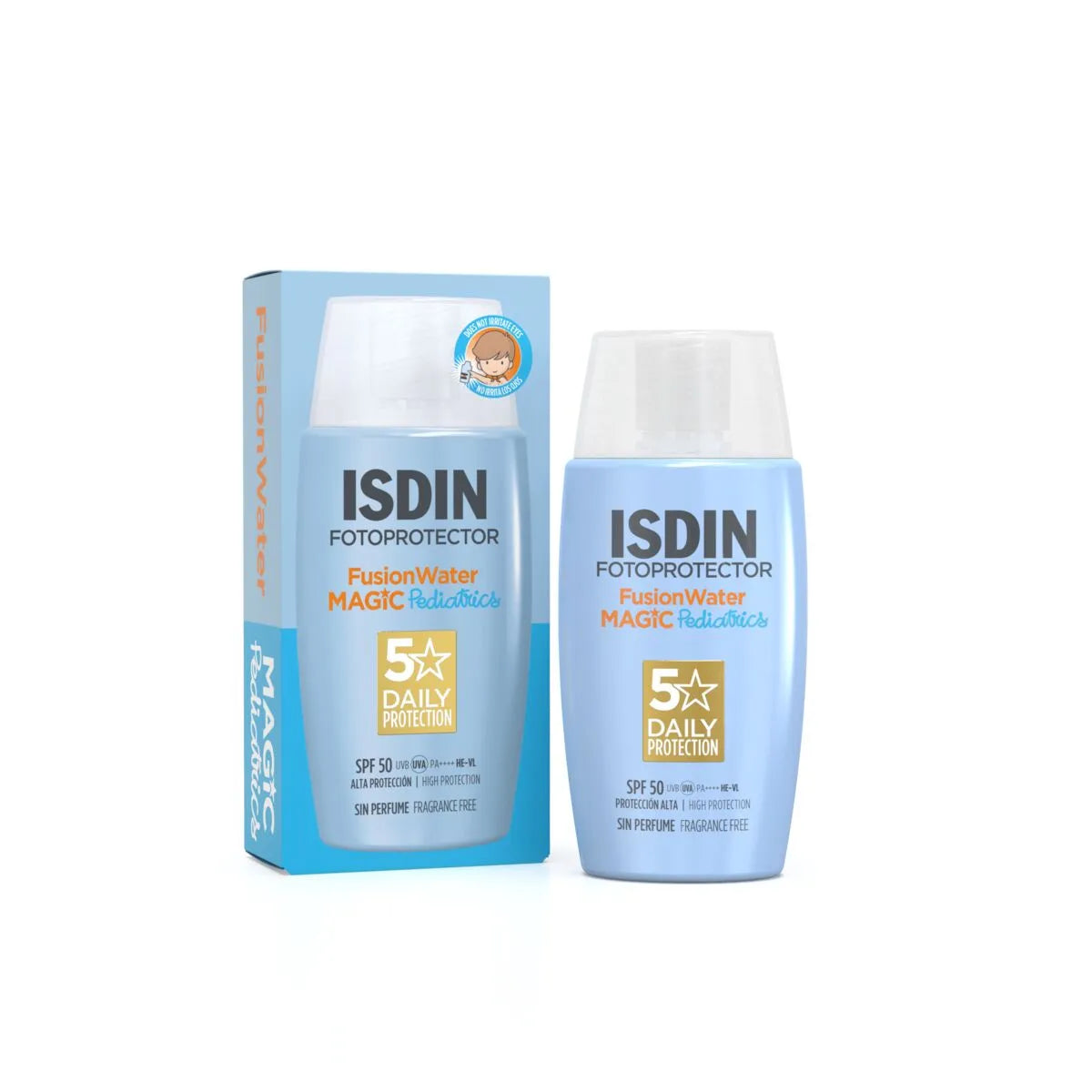 Fotoprotector Fusion Water Magic Pediatrics SPF 50 – Isdin 50 mL
