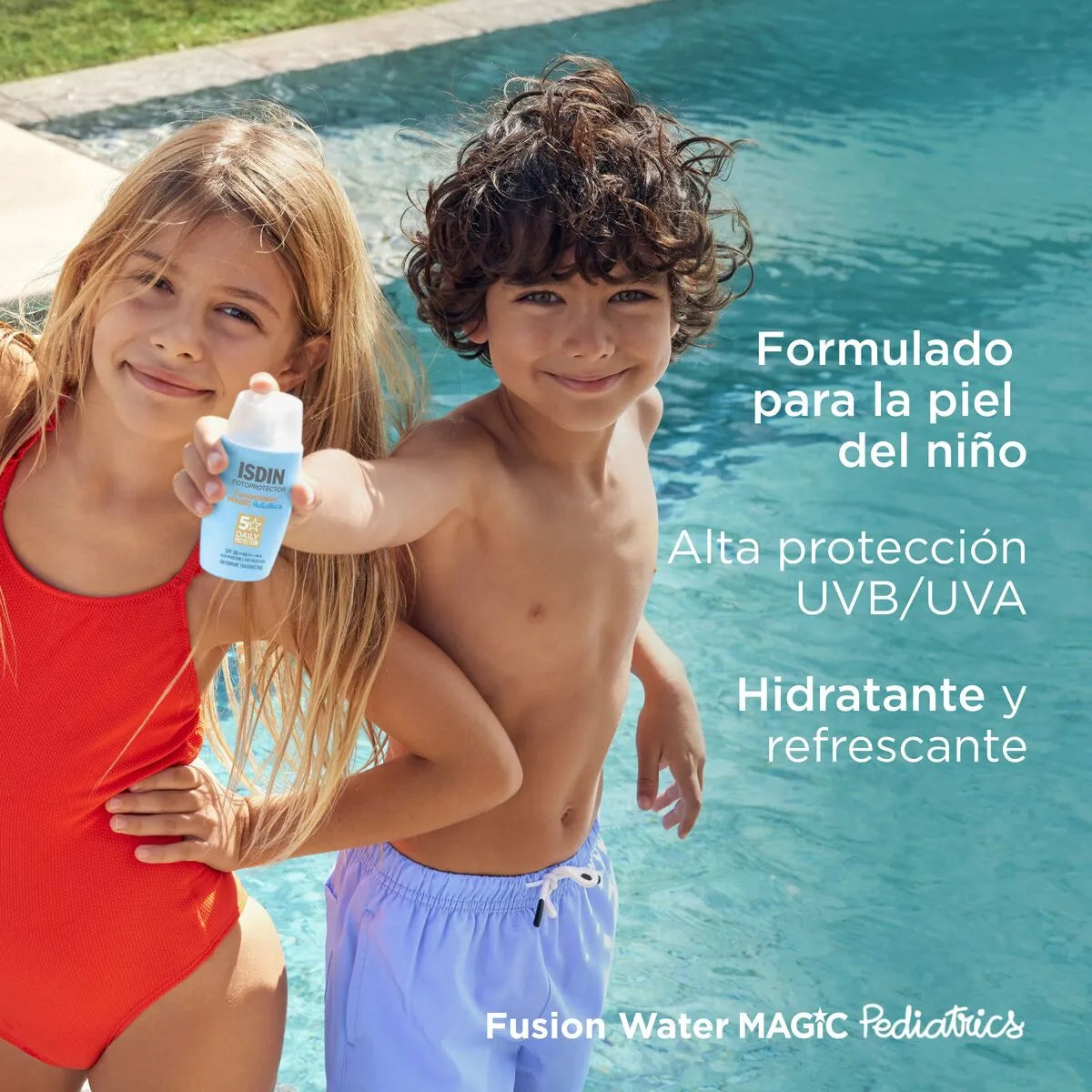 Fotoprotector Fusion Water Magic Pediatrics SPF 50 – Isdin 50 mL