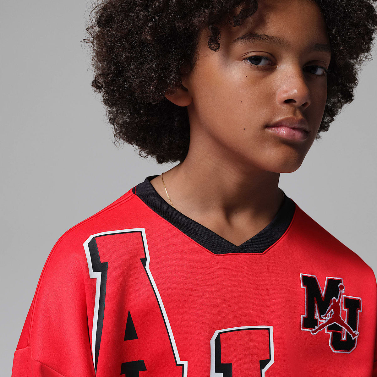 Jersey de hockey para niños talla grande 23 Jordan – Rojo universitario – vista 3