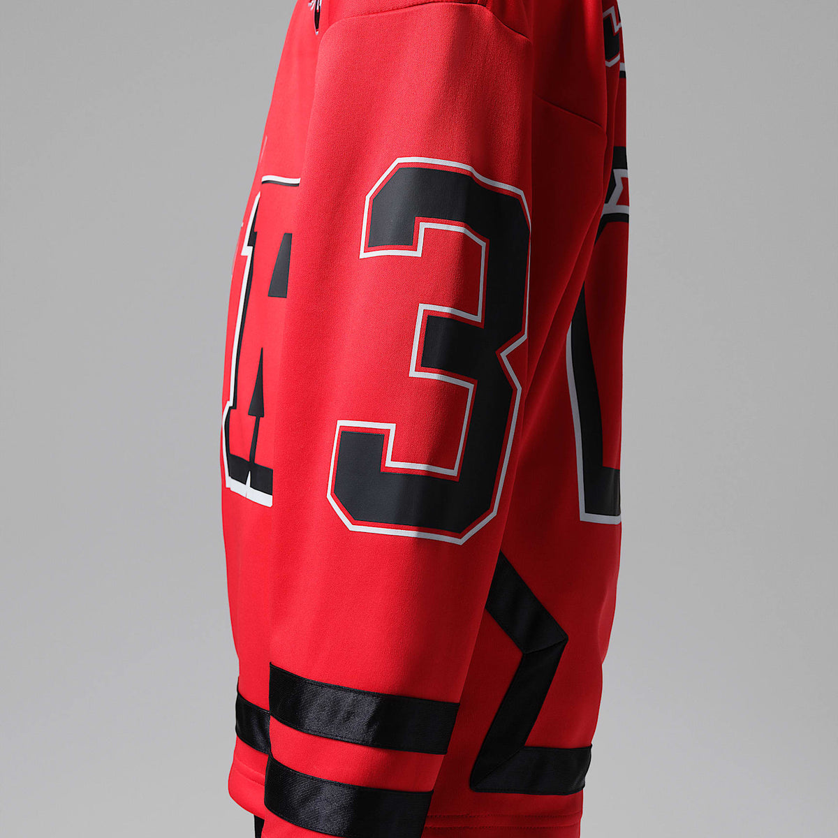 Jersey de hockey para niños talla grande 23 Jordan – Rojo universitario – vista 7