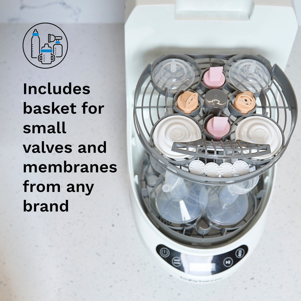 Rejillas para piezas de extractor Baby Brezza Bottle Washer Pro