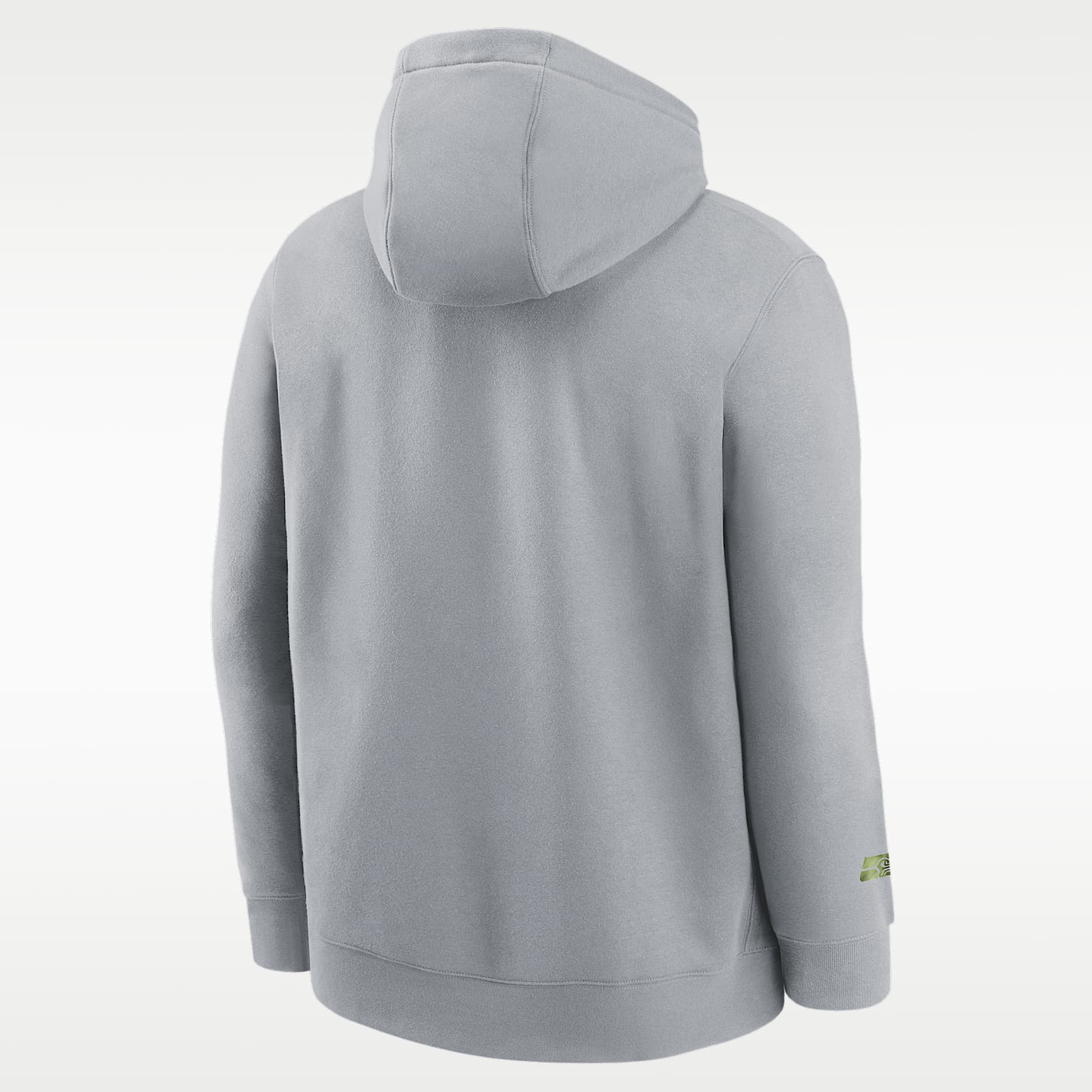 Sudadera con gorro sin cierre Nike de la NFL para niños talla grande Seattle Seahawks Rivalry Club – Gris – vista 2