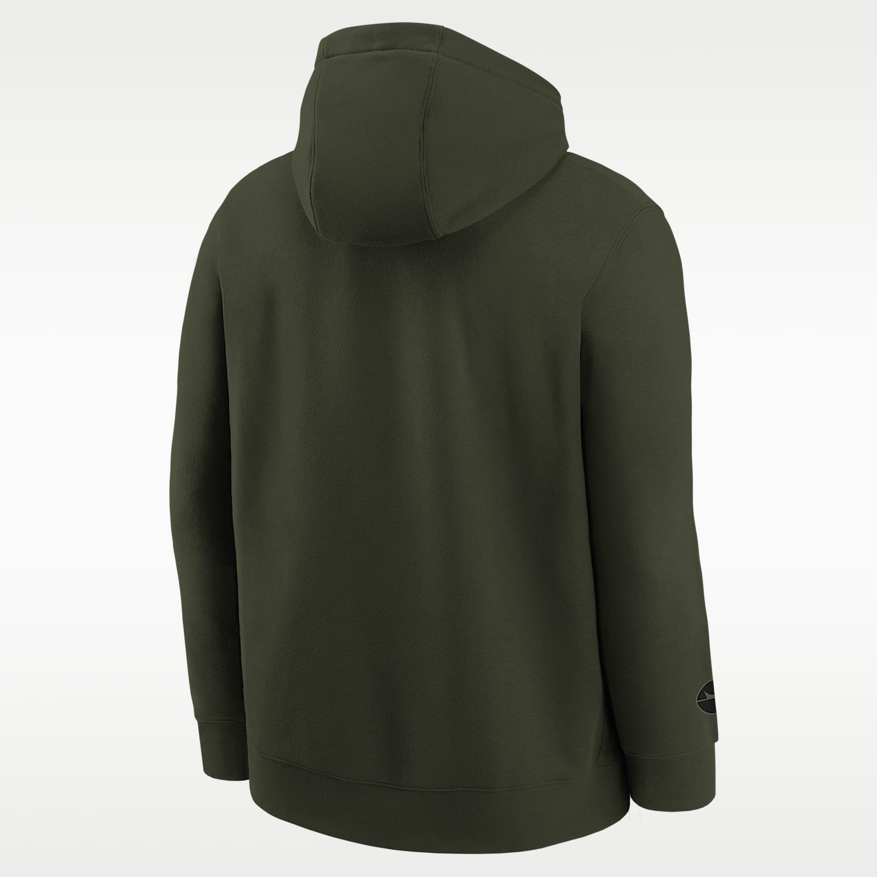 Sudadera con gorro sin cierre Nike de la NFL para niños talla grande New York Jets Rivalry Club – Verde – vista 2