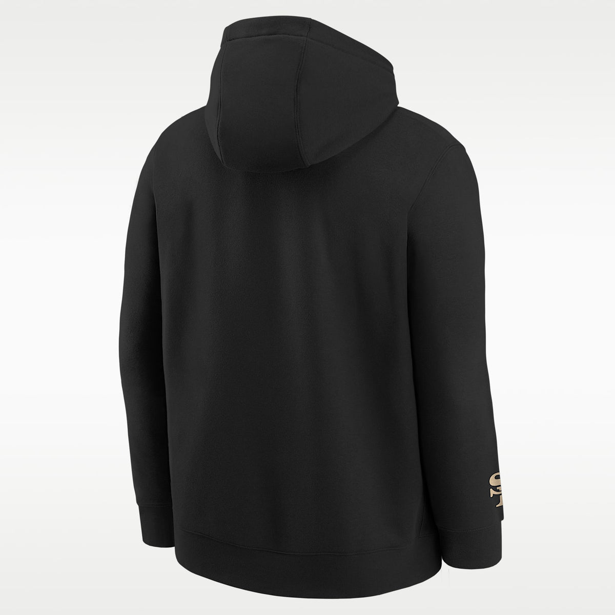 Sudadera con gorro sin cierre Nike de la NFL para niños talla grande San Francisco 49ers Rivalry Club – Negro – vista 2
