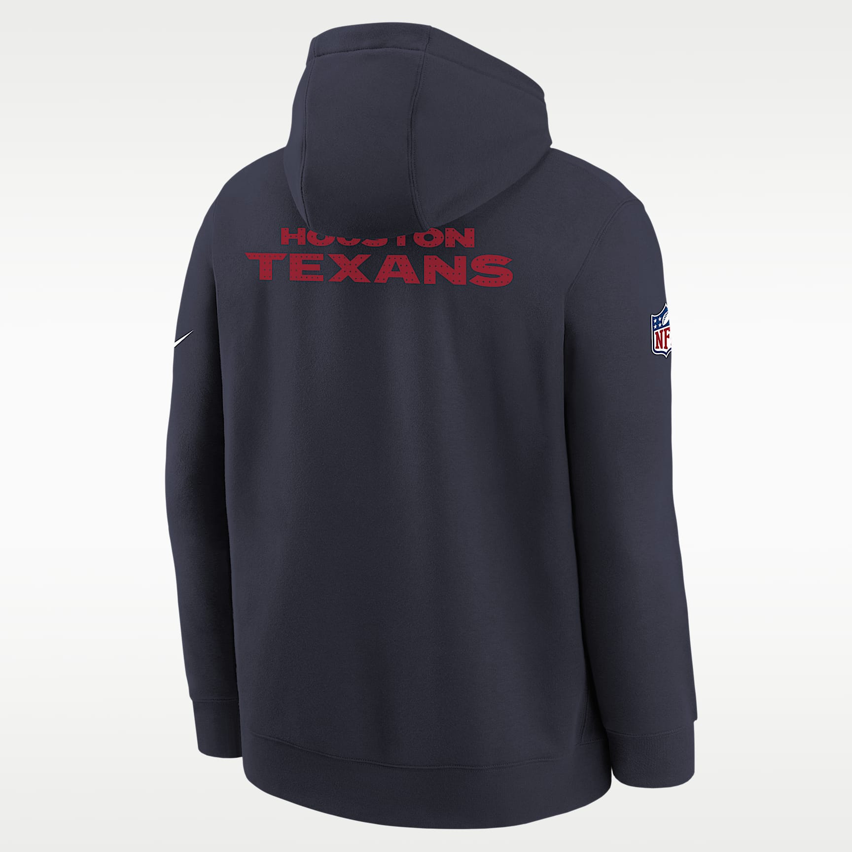 Sudadera con gorro sin cierre Nike de la NFL para niños talla grande Houston Texans Sideline Club – Carbón – vista 2