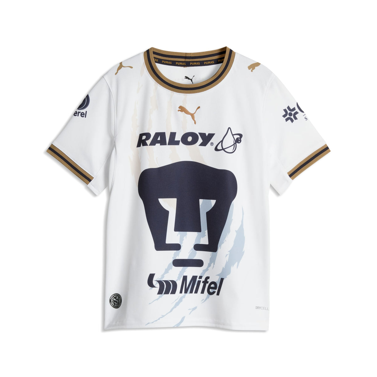 Jersey de futbol para infantes Pumas UNAM Visita Estadio 26/27 – PUMA WHITE – vista 1