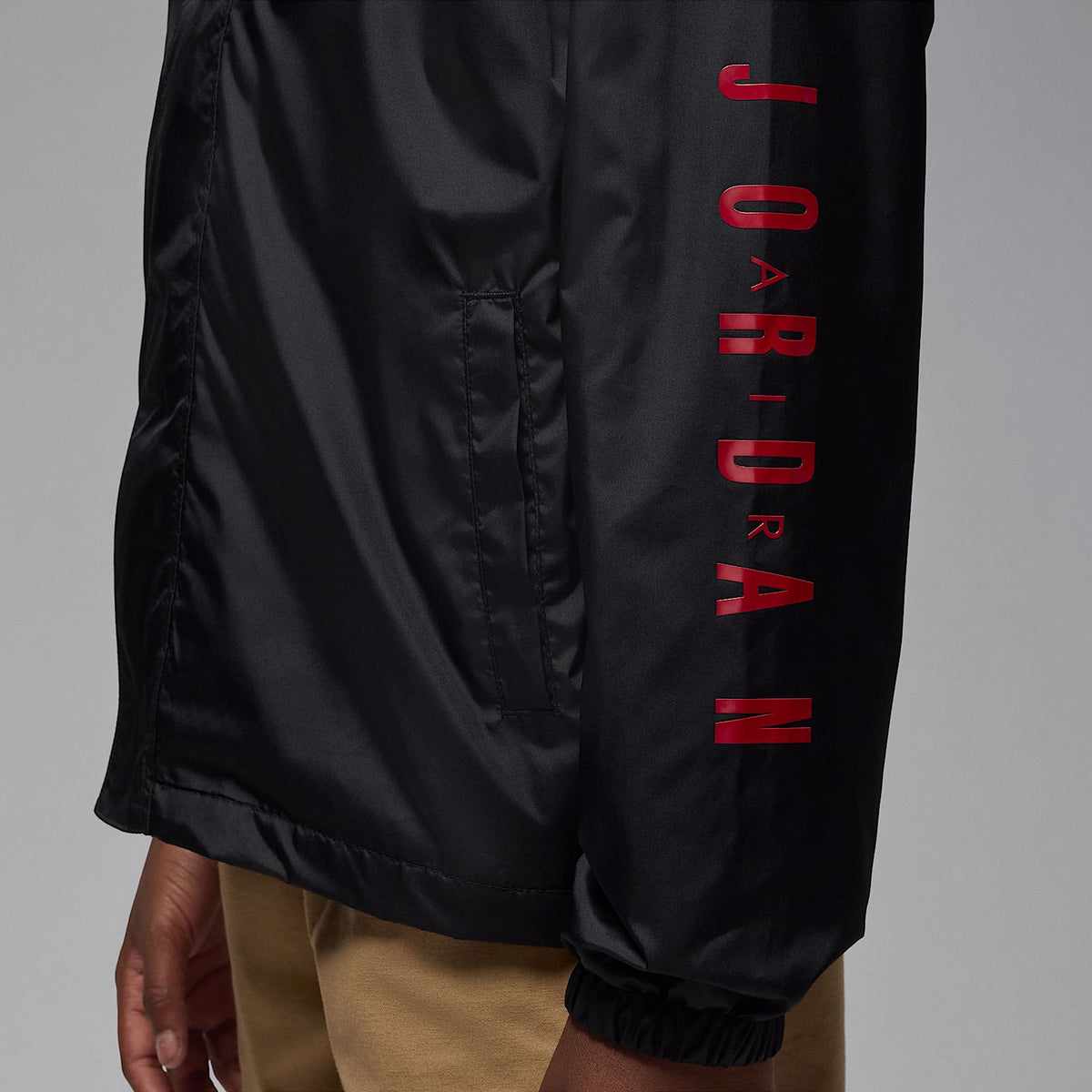 Chamarra 3 en 1 System Jordan para niño talla grande – Negro – vista 4