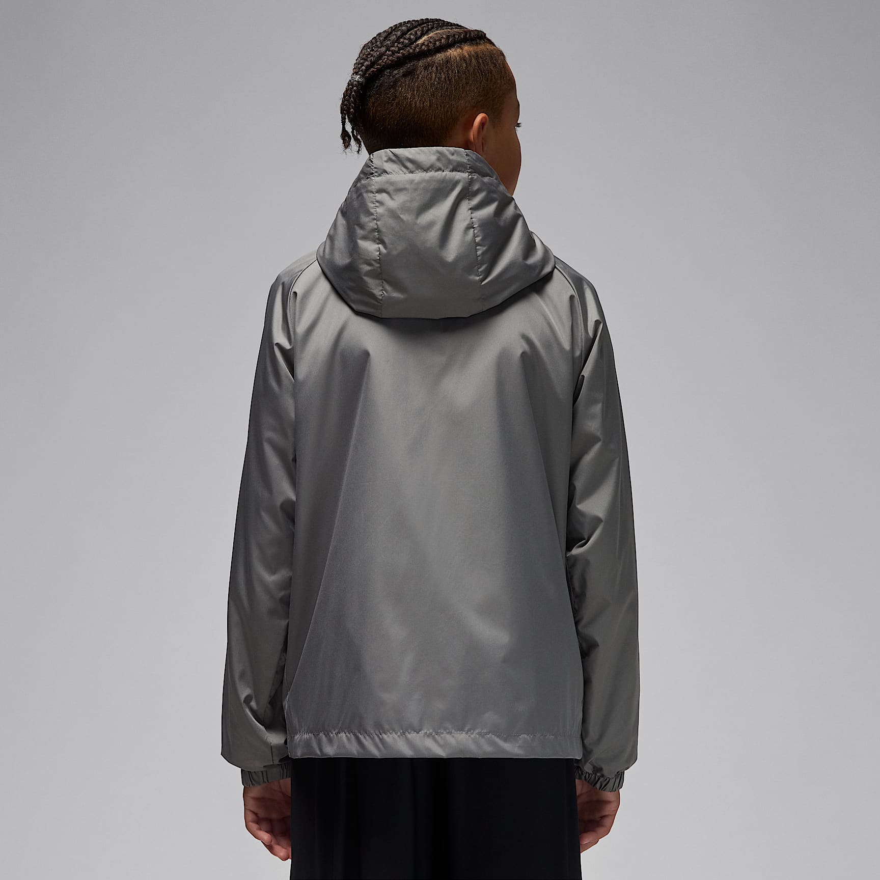 Chamarra 3 en 1 System Jordan para niño talla grande – Gris humo – vista 2