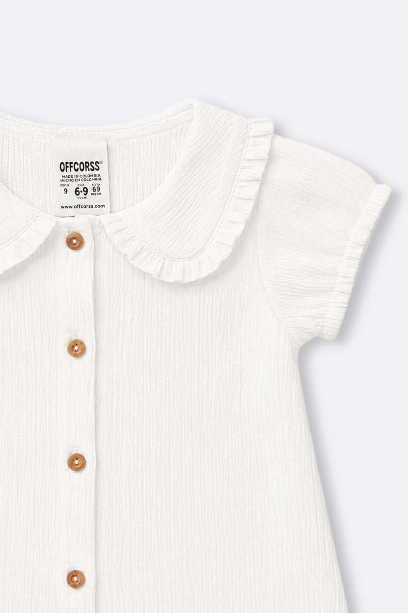 Conjunto 2 Piezas OFFCORSS Camisa y Pantalón para Bebé Niña