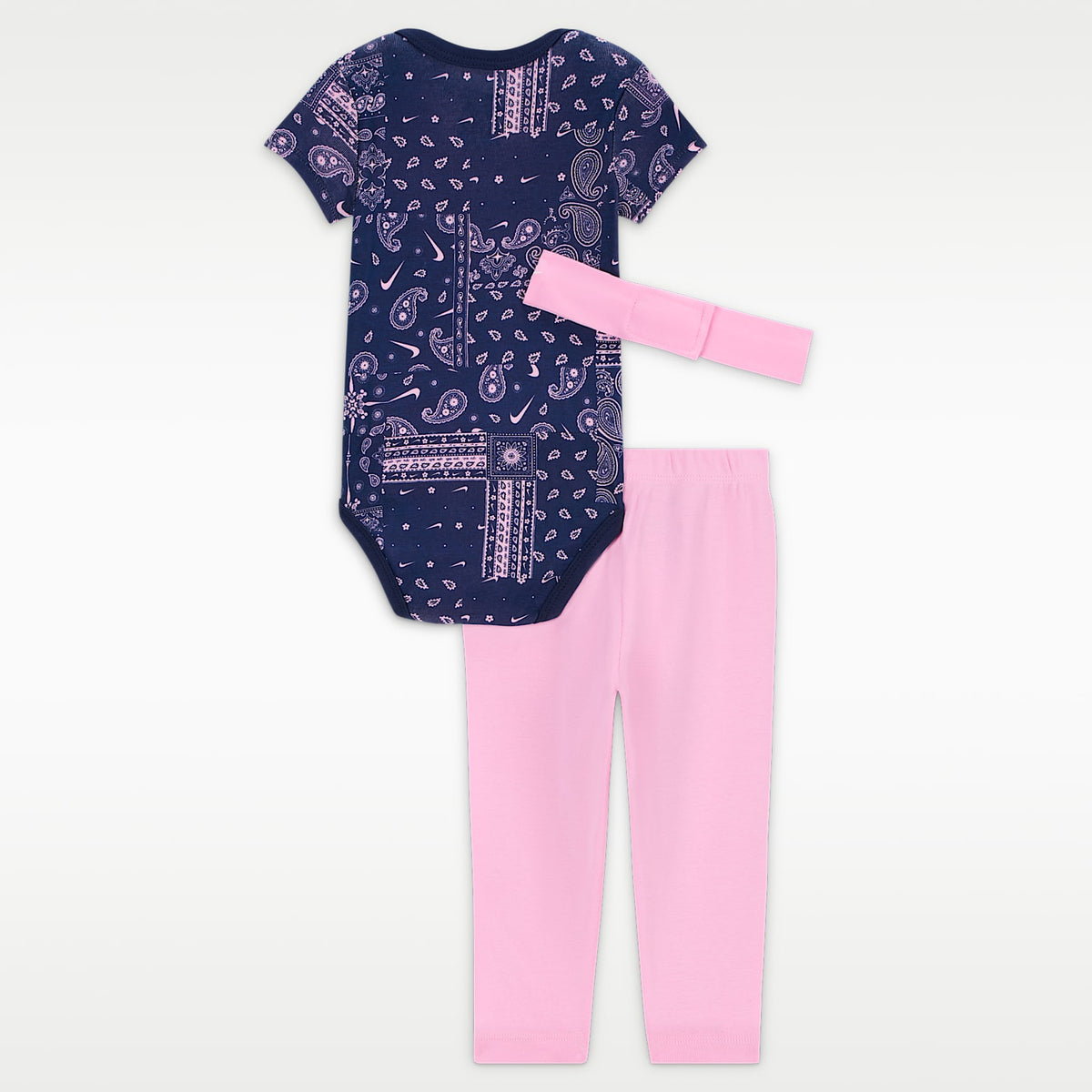 Conjunto de 3 piezas Retro Remix para bebé (6-12 meses) Nike – Azul marino medianoche – vista 2