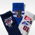 Calcetas multideportes para niños (3 pares) Nike – Royal juego – vista 2