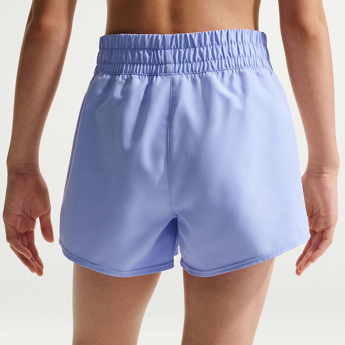 Shorts de playa o alberca de 8 cm (para niña) talla grande Nike Swim Breaker – Cardo claro/Blanco – vista 3